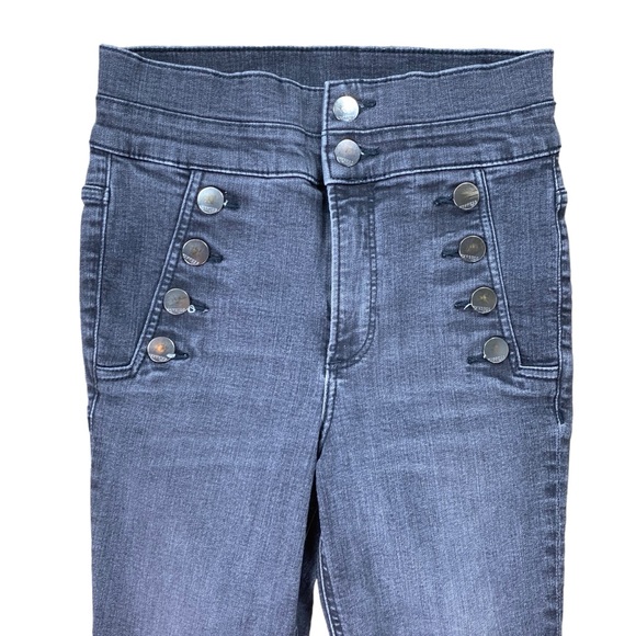 Woman’s Express sailor “super high rise legging” gray jeans size 2 - Picture 4 of 5